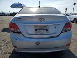2014 Hyundai Accent GLS with VIN KMHCT4AE5EU652761, listed as a Copart auction lot 54395895 with 281,924 mi miles and Clean Title. Bid and sale history available at carsss.com. Image 6.