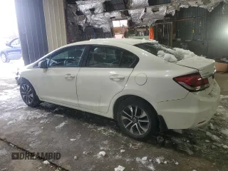 2015 Honda Civic EX with VIN 19XFB2F84FE219279, listed as a Copart auction lot 46020805 with 117,432 mi miles and Salvage Title. Bid and sale history available at carsss.com. Image 2.