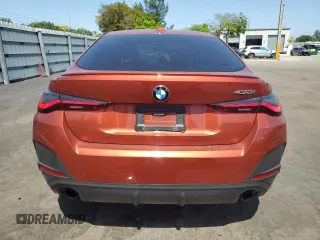 2022 BMW 4 Series 430i with VIN WBA63AV06NFM11260, listed as a Copart auction lot 57551825 with 52,969 mi miles and Salvage title. Bid and sale history available at DreamBid. Image 6.