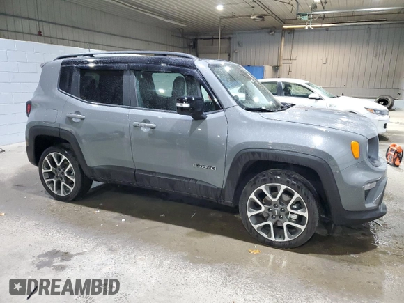 2022 Jeep Renegade Limited with VIN ZACNJDD12NPN47797, listed as a Copart auction lot 75655764 with 15,623 mi miles and Salvage title. Bid and sale history available at DreamBid. Image 4.