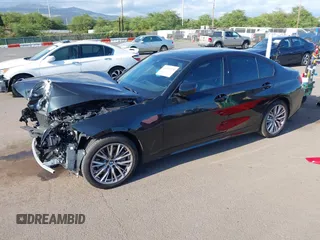 2023 BMW 3 Series 330i with VIN 3MW69FF06P8D71252, listed as a IAAI auction lot 41916329 with 302 mi miles. Bid and sale history available at carsss.com. Image 18.