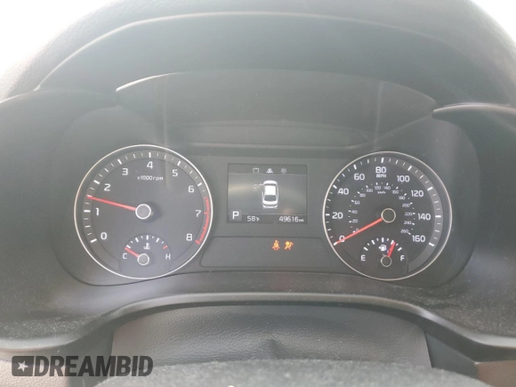 2019 Kia Forte LXS with VIN 3KPF24AD1KE005750, listed as a Copart auction lot 45103595 with 49,616 mi miles and Salvage title. Bid and sale history available at DreamBid. Image 9.