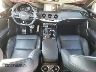 2020 Kia Stinger GT-Line with VIN KNAE15LA3L6079196, listed as a Copart auction lot 45586955 with 31,948 mi miles and Salvage Title. Bid and sale history available at DreamBid. Image 8.