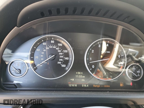 2011 BMW 5 Series 535i xDrive with VIN WBAFU7C5XBC878905, listed as a Copart auction lot 53102845 with 121,616 mi miles and Salvage Title. Bid and sale history available at carsss.com. Image 9.