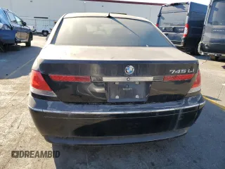 2003 BMW 7 Series 745Li with VIN WBAGN63453DR13798, listed as a Copart auction lot 73981844 with 156,080 mi miles and Clean Title. Bid and sale history available at carsss.com. Image 6.