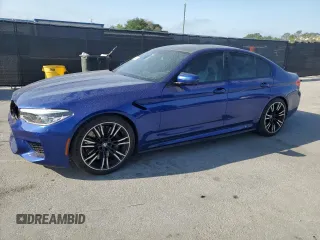 2019 BMW M5 Competition with VIN WBSJF0C51KB447463, listed as a Copart auction lot 50794225 with 80,009 mi miles and Salvage Title. Bid and sale history available at carsss.com. Image 1.