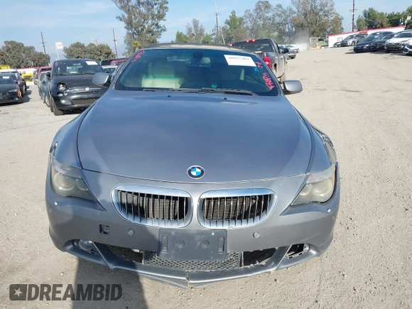 2007 BMW 6 Series 650i with VIN WBAEK13547CN82672, listed as a IAAI auction lot 40927402 with 183,197 mi miles. Bid and sale history available at carsss.com. Image 12.