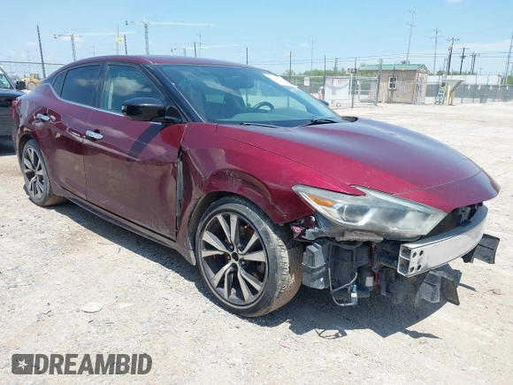 2017 Nissan Maxima SR with VIN 1N4AA6APXHC400339, listed as a IAAI auction lot 42479947 with 106,415 mi miles and . Bid and sale history available at DreamBid. Image 1.