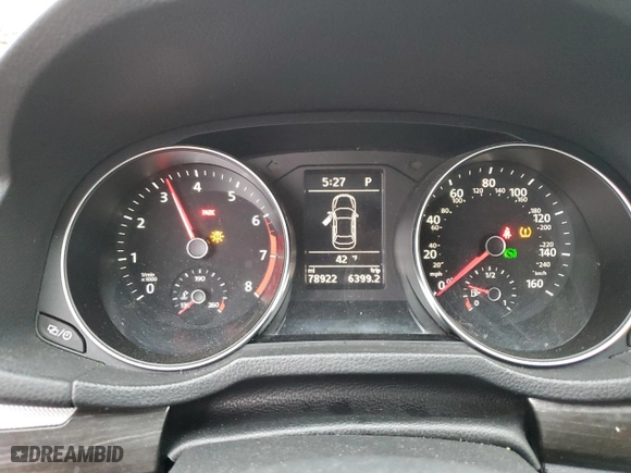 2016 Volkswagen Passat 1.8T SE with VIN 1VWBT7A34GC031257, listed as a Copart auction lot 44209195 with 78,922 mi miles and Salvage Title. Bid and sale history available at carsss.com. Image 9.