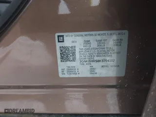 2019 Chevrolet Blazer with VIN 3GNKBHRS8KS704102, listed as a IAAI auction lot 41187364 with 92,820 mi miles. Bid and sale history available at carsss.com. Image 9.