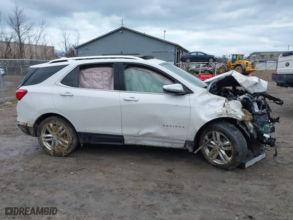 2018 Chevrolet Equinox Premier with VIN 2GNAXVEV3J6101020, listed as a IAAI auction lot 42038112 with 112,258 mi miles. Bid and sale history available at carsss.com. Image 14.