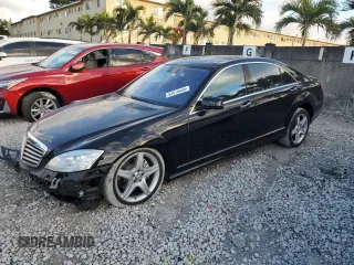 2010 Mercedes-Benz S 550 with VIN WDDNG8GB9AA351613, listed as a Copart auction lot 43419455 with 64,422 mi miles and Salvage Title. Bid and sale history available at DreamBid. Image 1.