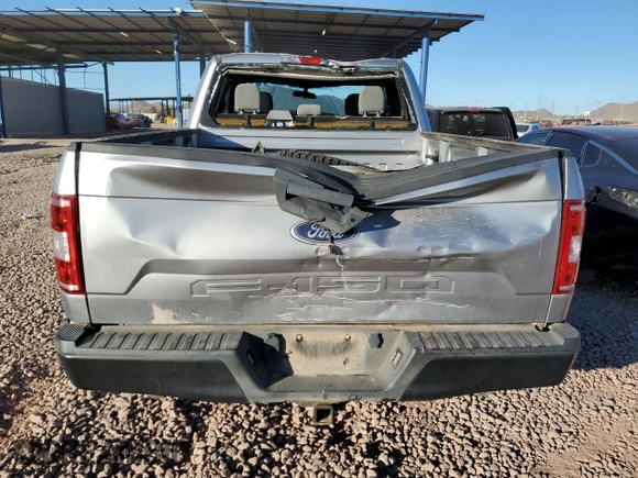 2020 Ford F-150 XL with VIN 1FTFX1E55LKD26384, listed as a Copart auction lot 87377924 with 33,639 mi miles and Salvage Title. Bid and sale history available at carsss.com. Image 6.