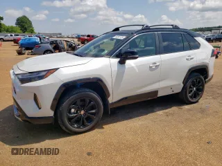 2023 Toyota RAV4 Hybrid XSE with VIN 2T3E6RFV5PW043640, listed as a Copart auction lot 64097125 with 13,686 mi miles and Salvage title. Bid and sale history available at DreamBid. Image 1.