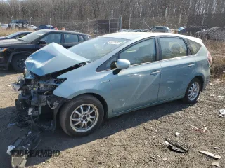 2017 Toyota Prius v Two with VIN JTDZN3EU0HJ074370, listed as a Copart auction lot 48573605 with 67,060 mi miles and Salvage Title. Bid and sale history available at carsss.com. Image 1.