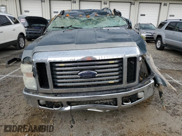 2008 Ford Super Duty F-250 SRW XL with VIN 1FTSX21R58ED21866, listed as a Copart auction lot 52386765 with 0 mi miles and Salvage Title. Bid and sale history available at carsss.com. Image 5.