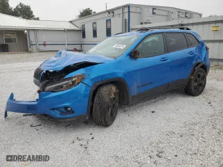 2021 Jeep Cherokee Altitude with VIN 1C4PJMLB8MD116514, listed as a Copart auction lot 86846234 with 50,393 mi miles and Salvage Title. Bid and sale history available at carsss.com. Image 1.