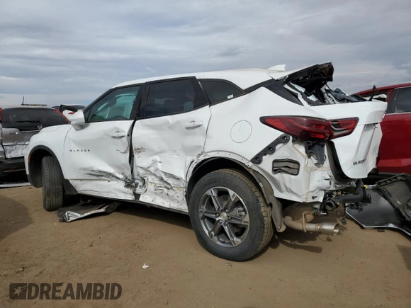 2023 Chevrolet Blazer LT with VIN 3GNKBHR45PS165477, listed as a Copart auction lot 76683094 with 30,088 mi miles and Clean title. Bid and sale history available at DreamBid. Image 2.