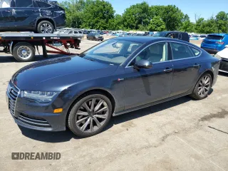 2016 Audi A7 3.0 Premium Plus with VIN WAUWGAFC4GN019254, listed as a Copart auction lot 61287554 with 95,036 mi miles and Salvage Title. Bid and sale history available at carsss.com. Image 1.