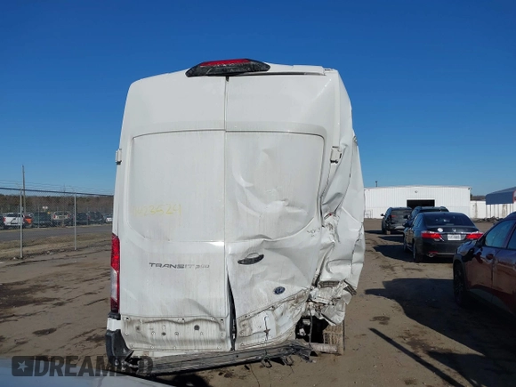2021 Ford Transit Cargo with VIN 1FTBW3X82MKA14027, listed as a IAAI auction lot 41423524 with 121,221 mi miles. Bid and sale history available at carsss.com. Image 16.
