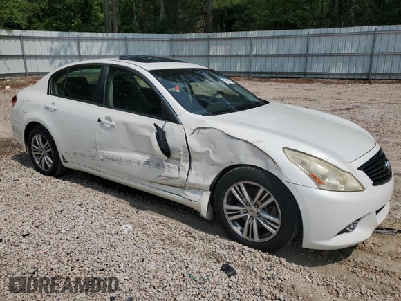 2013 Infiniti G37 Journey with VIN JN1CV6AP8DM714747, listed as a Copart auction lot 59539325 with 208,120 mi miles and Clean title. Bid and sale history available at DreamBid. Image 4.