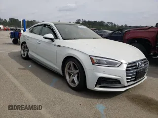 2018 Audi A5 Sportback Premium Plus with VIN WAUENCF57JA134721, listed as a Copart auction lot 43304073 with 0 mi miles. Bid and sale history available at carsss.com. Image 4.