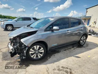 2017 Nissan LEAF SV with VIN 1N4BZ0CP1HC302162, listed as a Copart auction lot 62365315 with 60,281 mi miles and Salvage title. Bid and sale history available at DreamBid. Image 1.