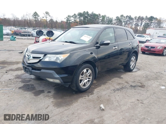 2009 Acura MDX Tech Pkg with VIN 2HNYD28609H531049, listed as a IAAI auction lot 40979774 with 191,865 mi miles. Bid and sale history available at carsss.com. Image 17.