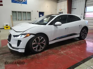 2020 Jaguar I-PACE SE with VIN SADHC2S13L1F80362, listed as a Copart auction lot 44034395 with 67,050 mi miles and Salvage Title. Bid and sale history available at carsss.com. Image 1.
