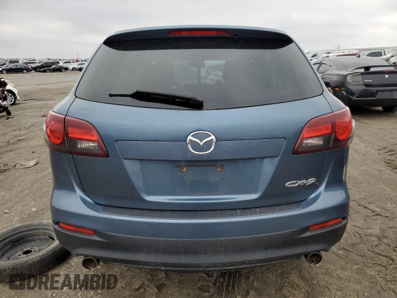 2014 Mazda CX-9 Sport with VIN JM3TB2BA7E0434407, listed as a Copart auction lot 45029515 with 117,200 mi miles and Salvage title. Bid and sale history available at DreamBid. Image 6.