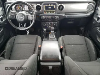 2021 Jeep Gladiator Willys with VIN 1C6HJTAG1ML519776, listed as a Copart auction lot 47517575 with 81,215 mi miles and Salvage title. Bid and sale history available at DreamBid. Image 8.