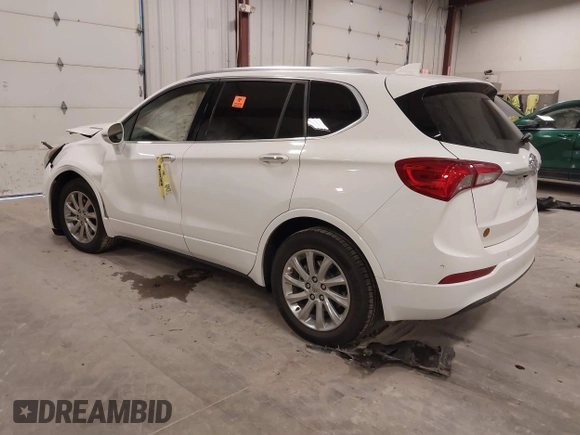 2019 Buick Envision Essence with VIN LRBFXCSA1KD033015, listed as a IAAI auction lot 41889135 with 43,417 mi miles and . Bid and sale history available at carsss.com. Image 3.