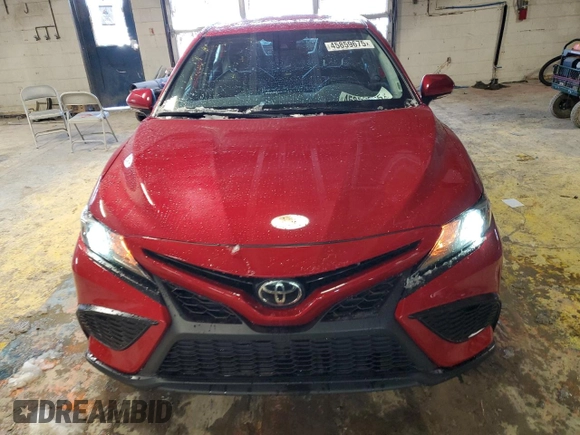 2023 Toyota Camry SE with VIN 4T1G11AK3PU078529, listed as a Copart auction lot 45859675 with 75,230 mi miles and Salvage Title. Bid and sale history available at DreamBid. Image 5.