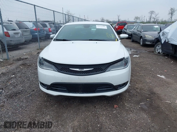 2016 Chrysler 200 S with VIN 1C3CCCBB0GN105093, listed as a IAAI auction lot 41976905 with 105,774 mi miles. Bid and sale history available at carsss.com. Image 13.