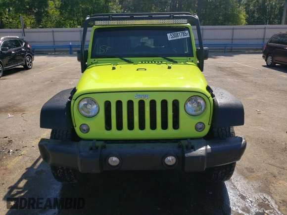 2016 Jeep Wrangler Unlimited Sport with VIN 1C4BJWDG8GL335001, listed as a Copart auction lot 53081785 with 91,533 mi miles and Salvage Title. Bid and sale history available at DreamBid. Image 5.