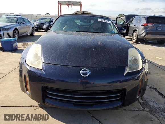 2008 Nissan 350Z Enthusiast with VIN JN1BZ36A78M850067, listed as a Copart auction lot 73639854 with Not Provided miles and Salvage Title. Bid and sale history available at DreamBid. Image 5.