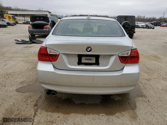 2006 BMW 3 Series 330i with VIN WBAVB33576KR73024, listed as a Copart auction lot 47481465 with 190,983 mi miles and Salvage Title. Bid and sale history available at carsss.com. Image 6.