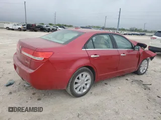 2012 Lincoln MKZ with VIN 3LNHL2GC9CR806683, listed as a Copart auction lot 50515045 with 75,308 mi miles and Salvage Title. Bid and sale history available at DreamBid. Image 3.