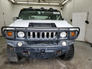 2005 Hummer H2 SUT with VIN 5GRGN22U15H123731, listed as a Copart auction lot 87680395 with 205,043 mi miles and Salvage Title. Bid and sale history available at carsss.com. Image 5.
