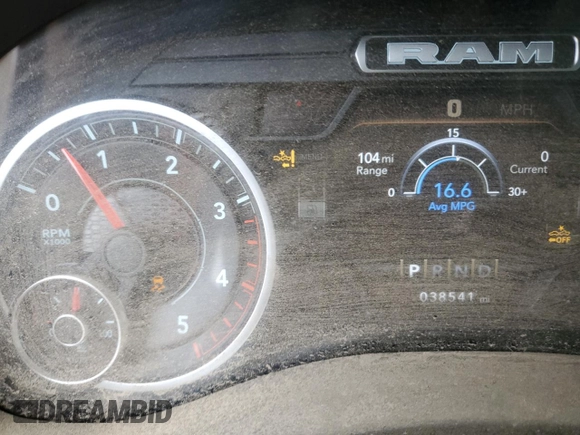 2022 Ram 2500 Big Horn with VIN 3C6UR5DL4NG263157, listed as a Copart auction lot 86673634 with 38,541 mi miles and Salvage Title. Bid and sale history available at carsss.com. Image 9.