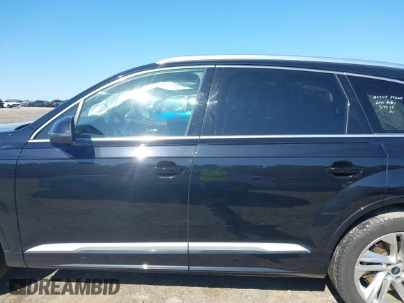2021 Audi Q7 Premium Plus with VIN WA1LXAF71MD037845, listed as a IAAI auction lot 41987970 with 51,489 mi miles and . Bid and sale history available at DreamBid. Image 14.