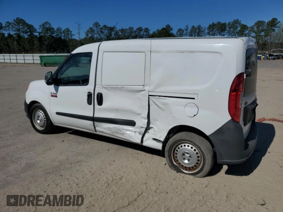 2015 Ram ProMaster City Cargo Tradesman with VIN ZFBERFAT6F6A27495, listed as a Copart auction lot 49292735 with 113,953 mi miles and Salvage Title. Bid and sale history available at DreamBid. Image 2.