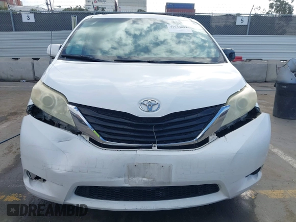 2012 Toyota Sienna LE AAS with VIN 5TDKK3DC6CS246447, listed as a IAAI auction lot 41949894 with 184,656 mi miles and . Bid and sale history available at DreamBid. Image 12.