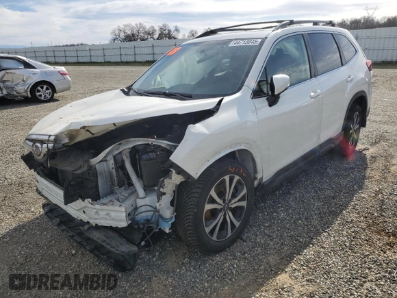 2019 Subaru Forester Limited with VIN JF2SKAUC4KH589976, listed as a Copart auction lot 44713045 with 97,022 mi miles and Salvage Title. Bid and sale history available at carsss.com. Image 1.