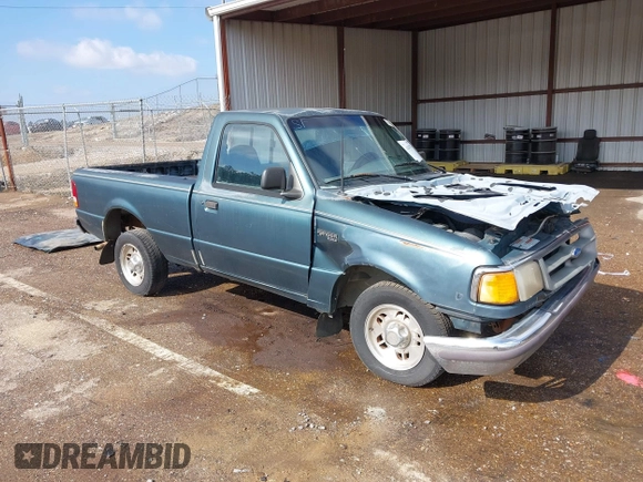 1996 Ford Ranger XL with VIN 1FTCR10A3TUB91783, listed as a IAAI auction lot 41441925 with 154,342 mi miles. Bid and sale history available at carsss.com. Image 1.