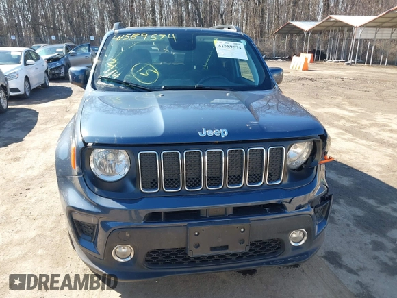 2020 Jeep Renegade Latitude with VIN ZACNJBBB9LPL85731, listed as a IAAI auction lot 41589574 with 73,613 mi miles. Bid and sale history available at carsss.com. Image 12.