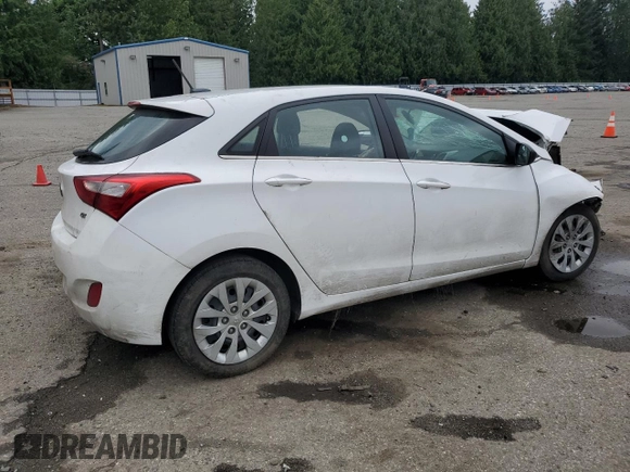 2017 Hyundai Elantra with VIN KMHD35LH4HU373680, listed as a Copart auction lot 58448835 with Not provided miles and Salvage title. Bid and sale history available at DreamBid. Image 3.