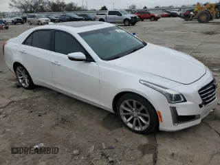 2018 Cadillac CTS Sedan Luxury AWD with VIN 1G6AX5SX7J0174126, listed as a Copart auction lot 44260525 with 85,373 mi miles and Salvage Title. Bid and sale history available at carsss.com. Image 4.