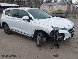 2020 Hyundai Santa Fe SEL with VIN 5NMS33AD7LH241237, listed as a IAAI auction lot 41631072 with 95,350 mi miles. Bid and sale history available at carsss.com. Image 1.