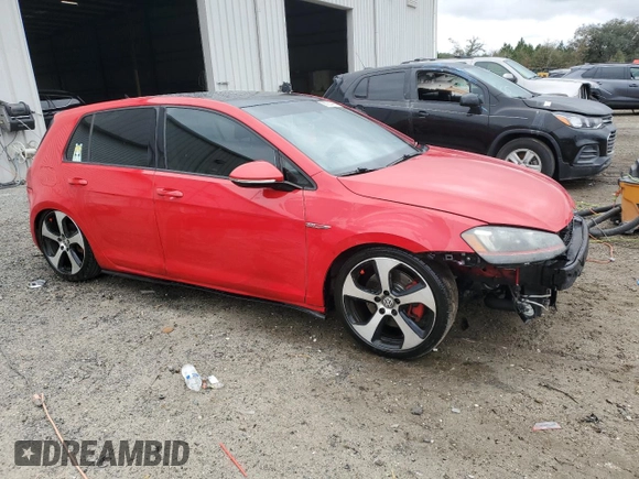 2015 Volkswagen GTI SE with VIN 3VW4T7AU2FM002371, listed as a Copart auction lot 88084495 with 147,867 mi miles and Salvage Title. Bid and sale history available at DreamBid. Image 4.